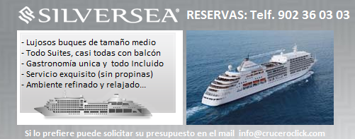 RESERVA TU CRUCERO SILVERSEA LLAMANDO AHORA MISMO AL 902 36 03 03 ( +34 667 667 447 si llama desde fuera de España) VENTA CRUCEROS SILVERSEA RESERVA CRUCEROS SILVERSEA INFORMACION SILVERSEA CONTACTO SILVERSEA CRUISES CRUCEROS DE LUJO